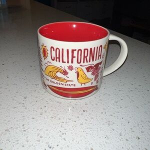 Starbucks California Mug - Red and White